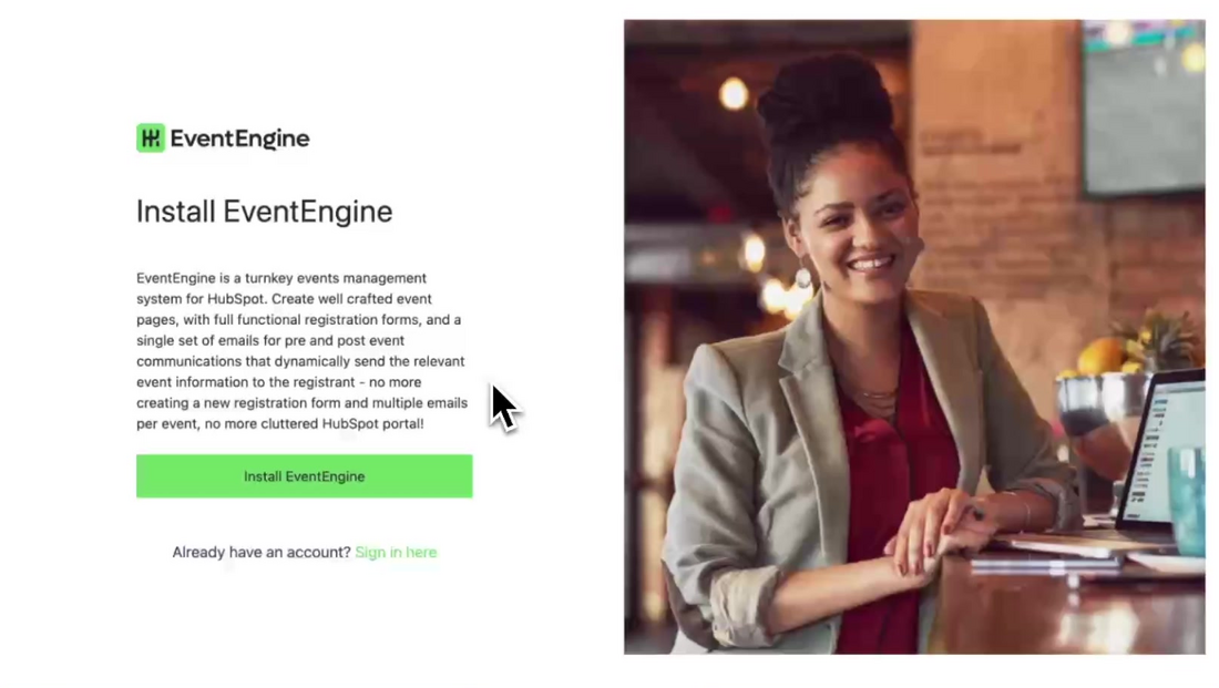 EventEngine Install EventEngine start page